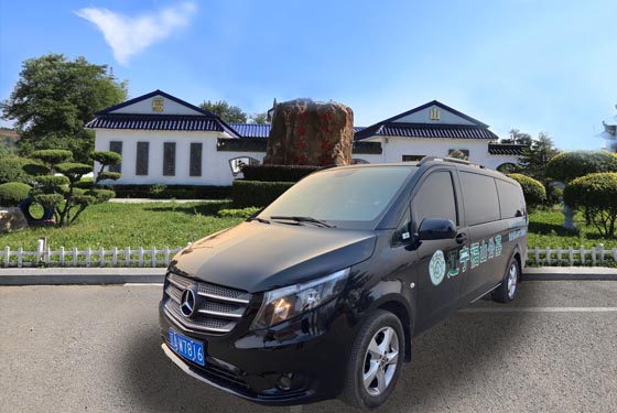 沈陽墓園福山公墓下葬禮儀配備迎靈車